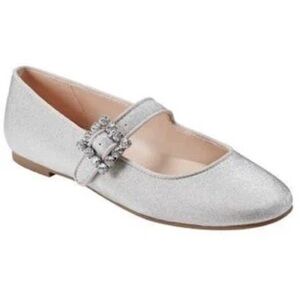 (Q7) UNISA Mary Jane with embellished buckle Flat (Women), size 5.5